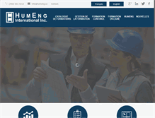 Tablet Screenshot of humeng.com
